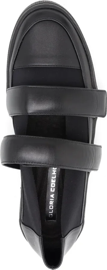Double-Strap Faux-Leather Sneakers - Image 4