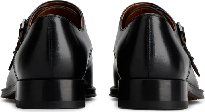 Double-Strap Leather Monk Shoes - Image 3