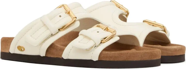 Double-Strap Leather Sandals - Image 2