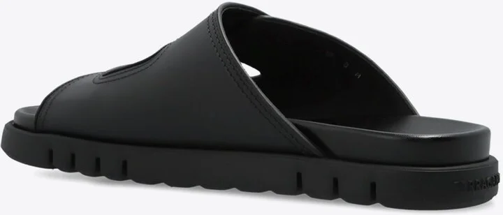 Double-Strap Leather Sandals - Image 2