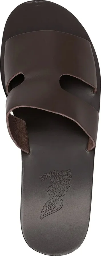 Double-Strap Leather Sandals - Image 4