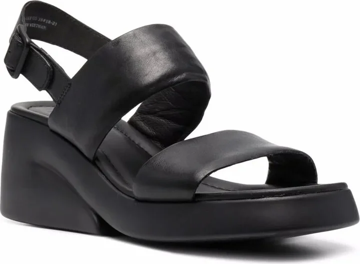 Double-Strap Leather Sandals - Image 2