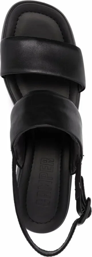 Double-Strap Leather Sandals - Image 4