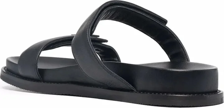 Double-Strap Leather Sandals - Image 3