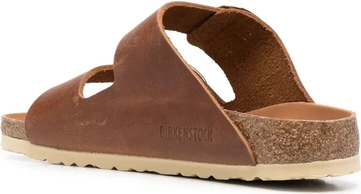 Double-Strap Leather Sandals - Image 3