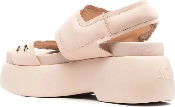 Double-Strap Leather Sandals - Image 3