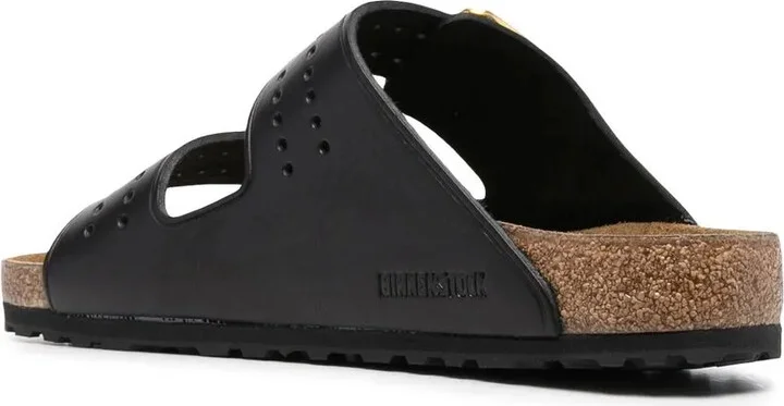 Double-Strap Leather Sandals - Image 3