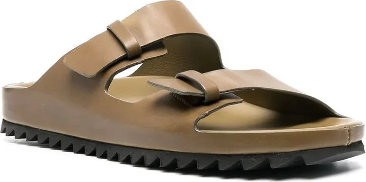 Double-Strap Leather Sandals - Image 2