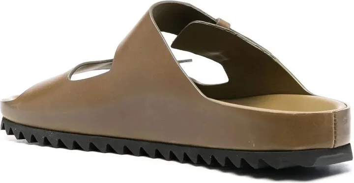 Double-Strap Leather Sandals - Image 3