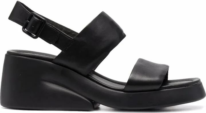 Double-Strap Leather Sandals