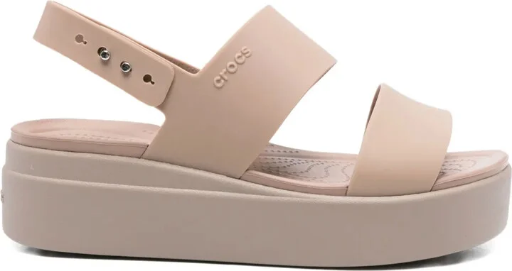 Double-Strap Platform Sandals