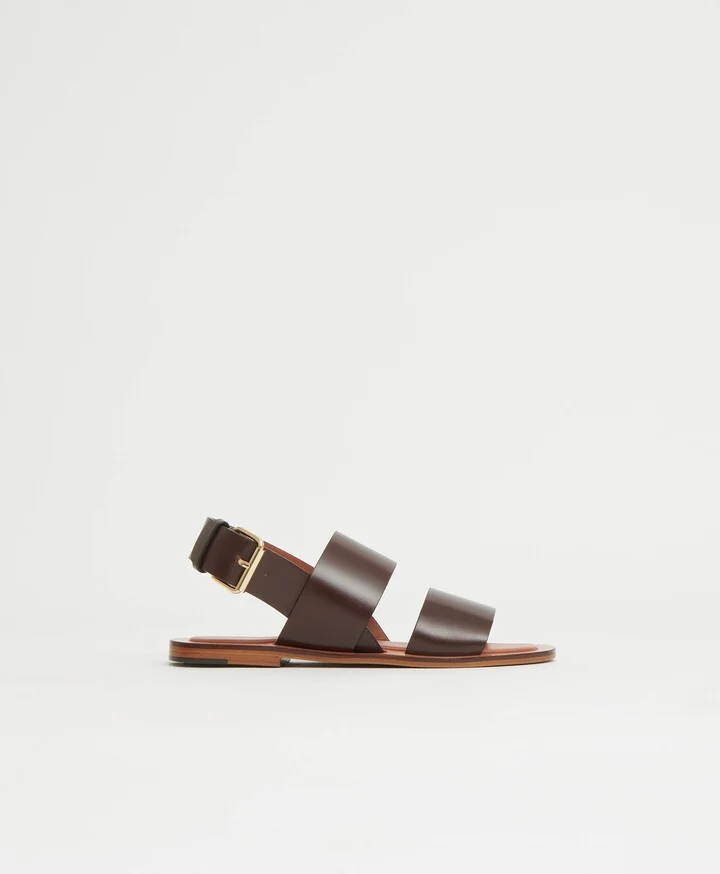 Double Strap Sandal - Chocolate