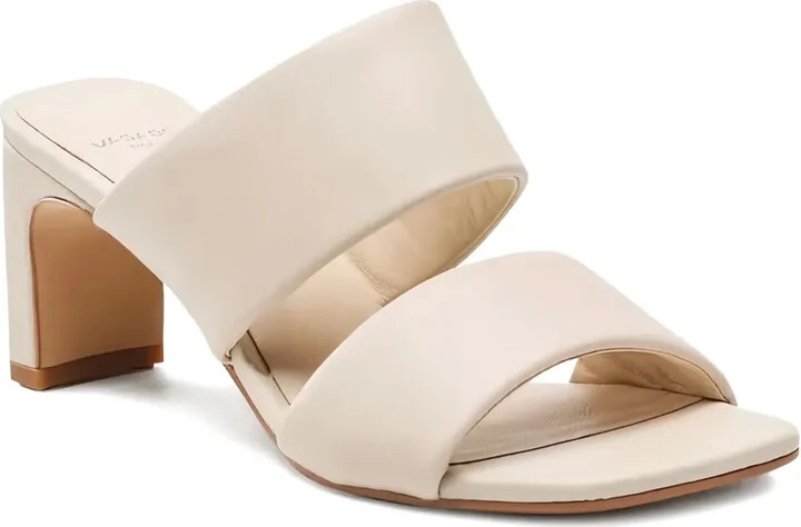 Double-Strap Square-Toe Sandals