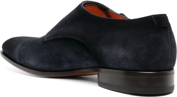 Double-Strap Suede Monk Shoes - Image 3