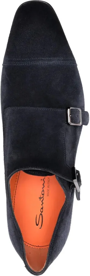 Double-Strap Suede Monk Shoes - Image 4
