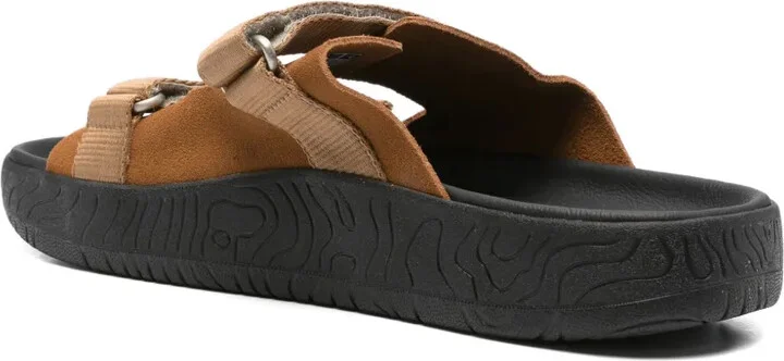 Double-Strap Suede Sandals - Image 3