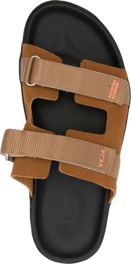 Double-Strap Suede Sandals - Image 4