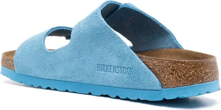 Double-Strap Suede Sandals - Image 3