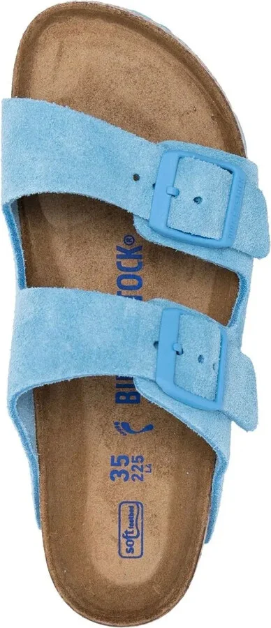 Double-Strap Suede Sandals - Image 4