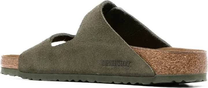 Double-Strap Suede Sandals - Image 3
