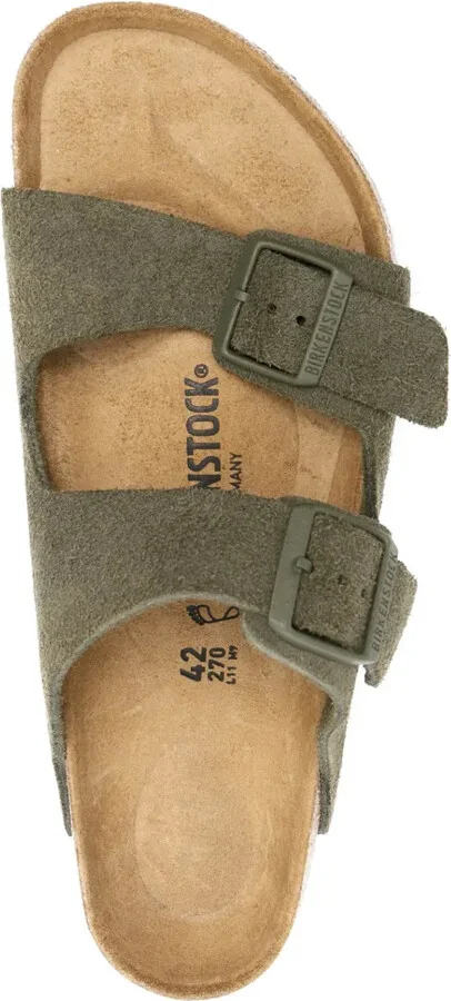 Double-Strap Suede Sandals - Image 4