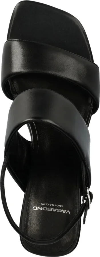 Double-Stripe Slingback Leather Sandals - Image 4