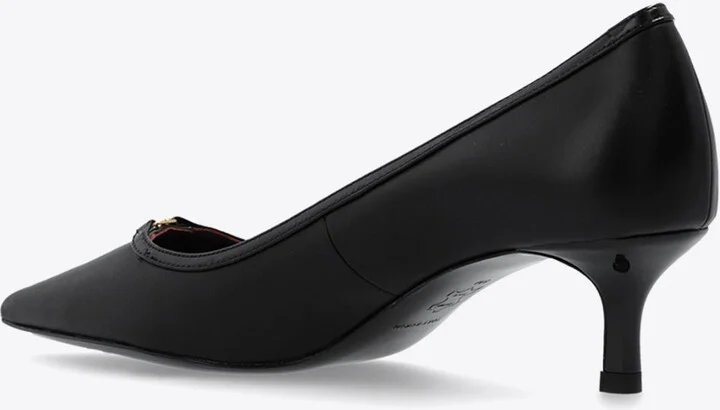 Double T 45 Leather Pumps - Image 2