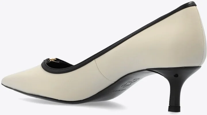 Double T 45 Leather Pumps - Image 2