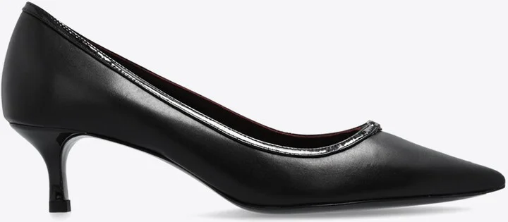 Double T 45 Leather Pumps