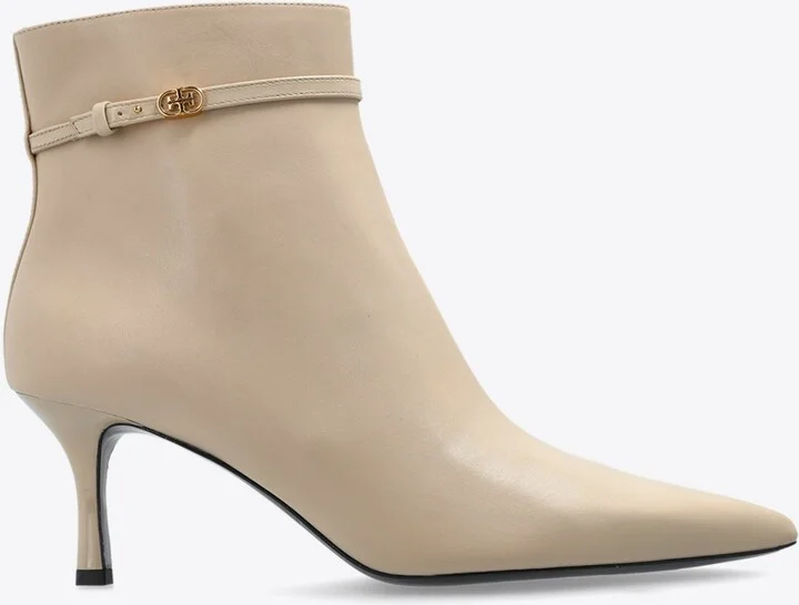 Double T 65 Leather Ankle Boots