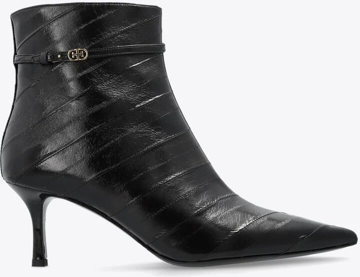Double T 65 Leather Ankle Boots