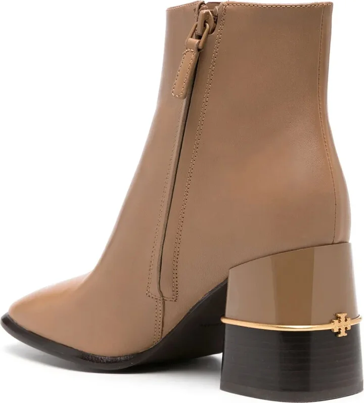 Double T 75mm leather ankle boots - Image 3