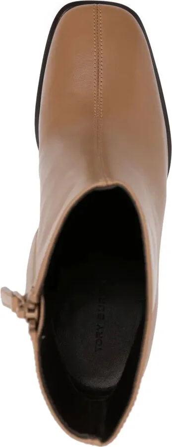 Double T 75mm leather ankle boots - Image 4