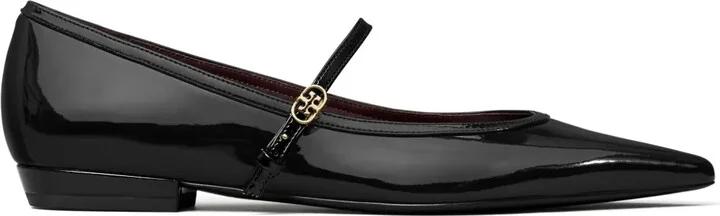 Double T-buckle ballet flats
