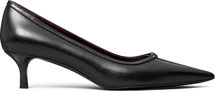 Double T Buckle Kitten Heel Pump - Image 2