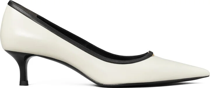 Double T Buckle Kitten Heel Pump - Image 6