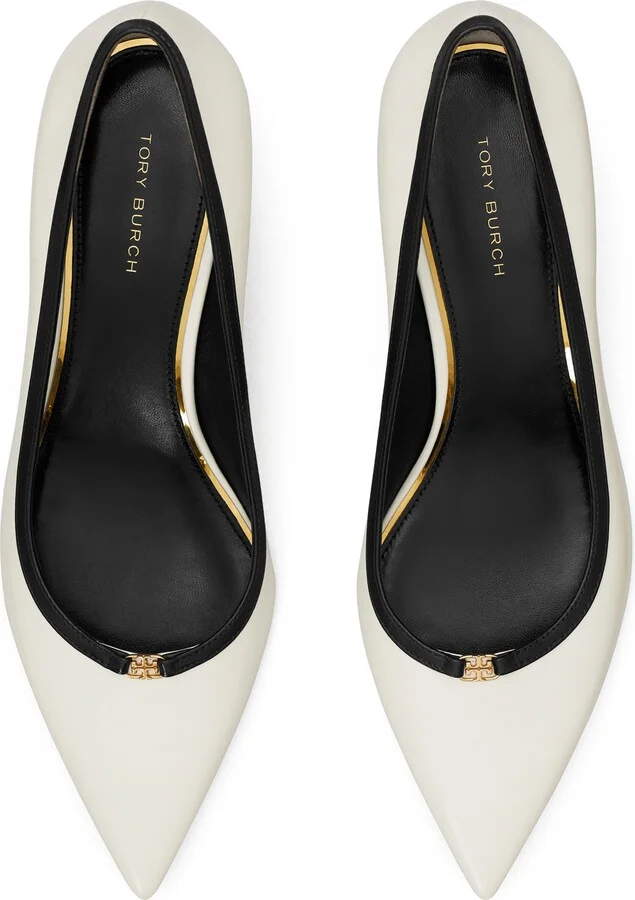 Double T Buckle Kitten Heel Pump - Image 7