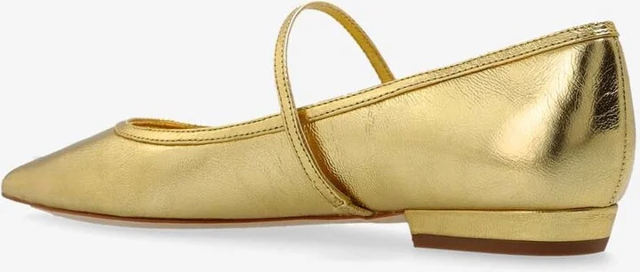 Double T Buckle Mary Jane Pointed-Toe Flats - Image 2
