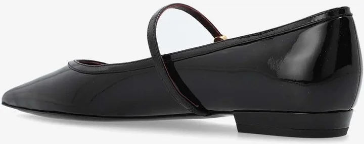 Double T Buckle Mary Jane Pointed-Toe Flats - Image 2
