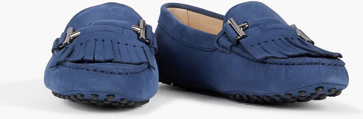 Double T fringed suede loafers - Image 2