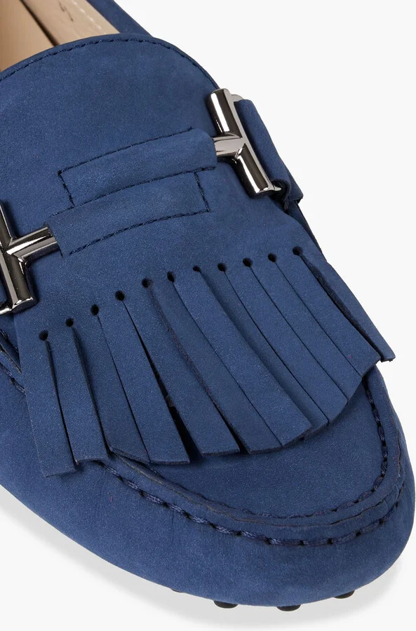 Double T fringed suede loafers - Image 4