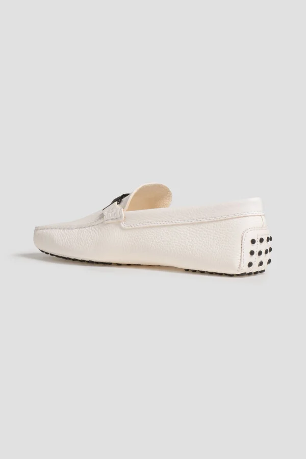 Double T leather driving shoes - Image 3