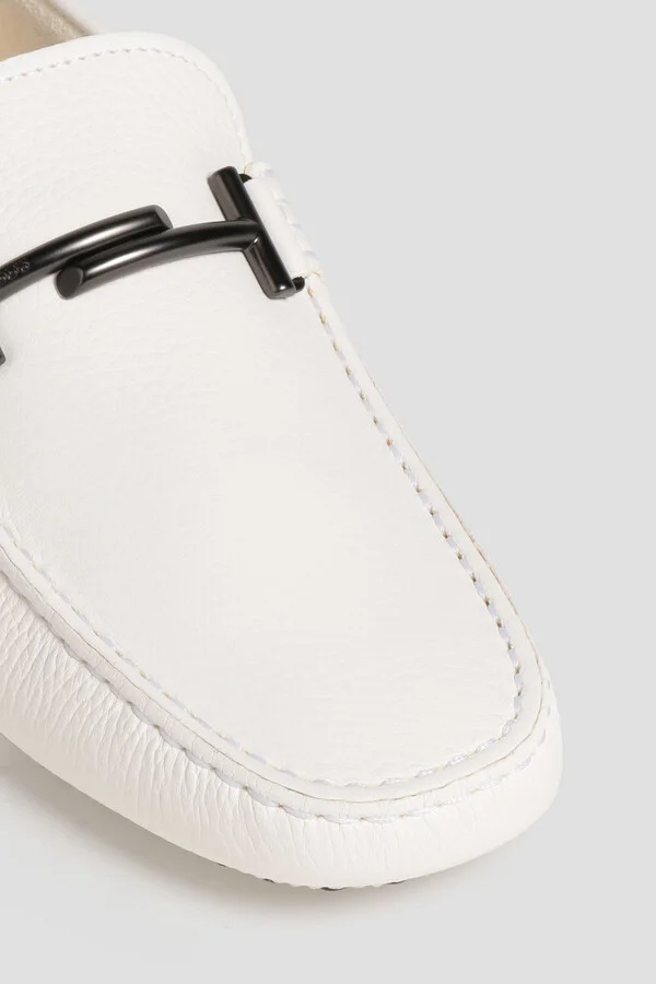 Double T leather driving shoes - Image 4