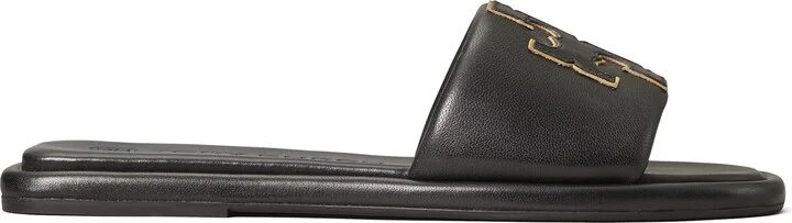 Double-T Leather Sport Slide Sandal - Image 2