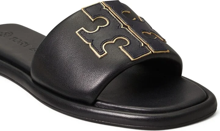 Double-T Leather Sport Slide Sandal - Image 3