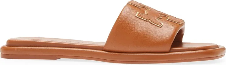 Double-T Leather Sport Slide Sandal - Image 7