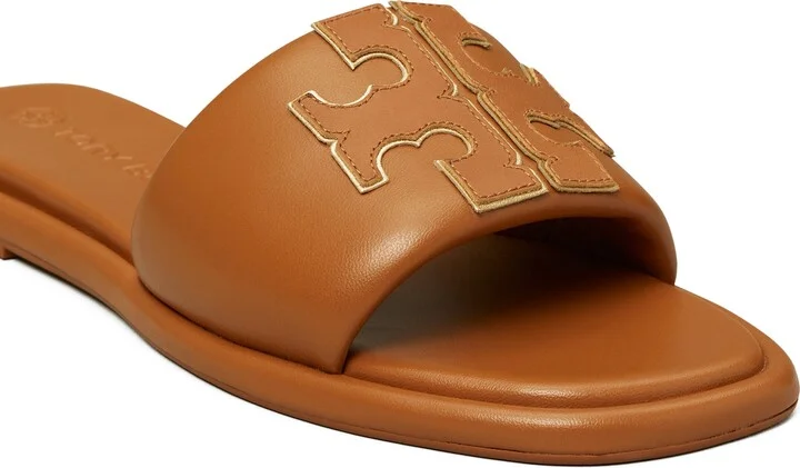 Double-T Leather Sport Slide Sandal - Image 8