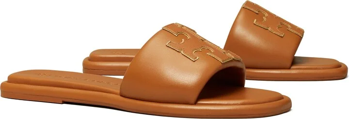 Double-T Leather Sport Slide Sandal - Image 10