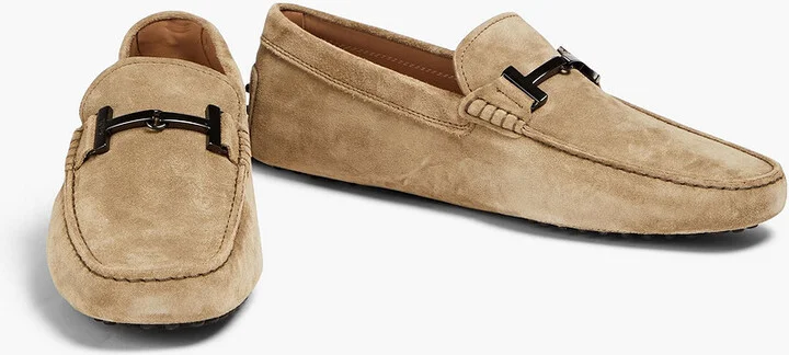 Double T suede driving shoes - Image 5