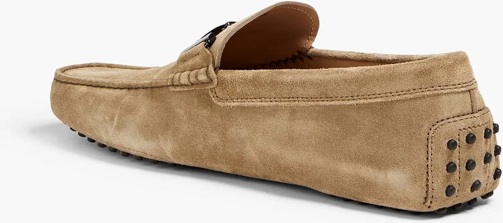 Double T suede driving shoes - Image 6
